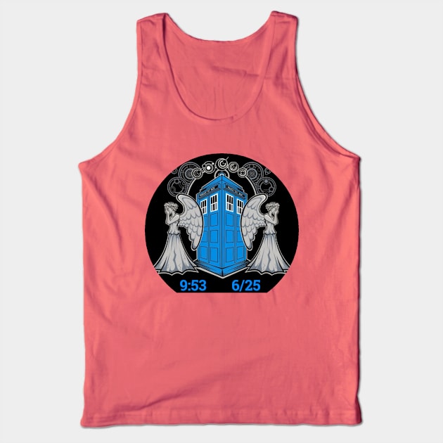 Weeping Angel Tardis Tank Top by TEEVERSE